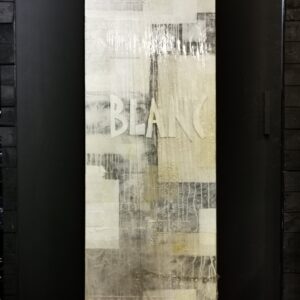 Wanddecoratie / Schilderij op linnen - Blanc - 140x70 cm