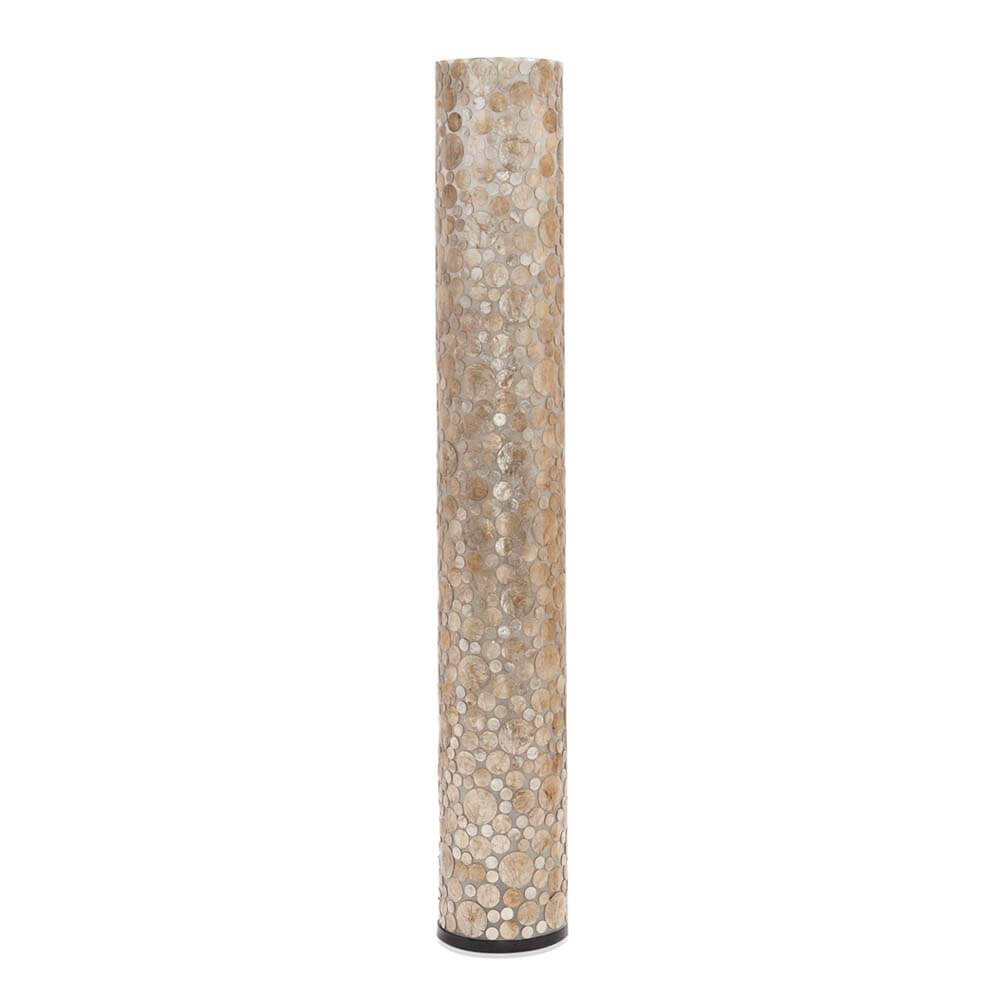 Vloerlamp Coin Gold - Cilinder - Schelpenlamp 150 cm - Afbeelding 6