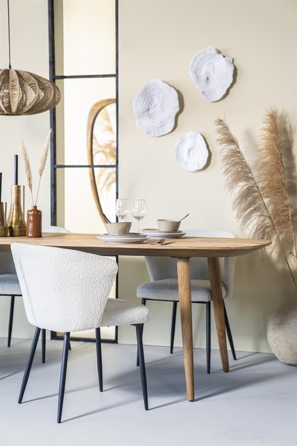 Eettafel Tabassum 220 x 100 cm - Afbeelding 3