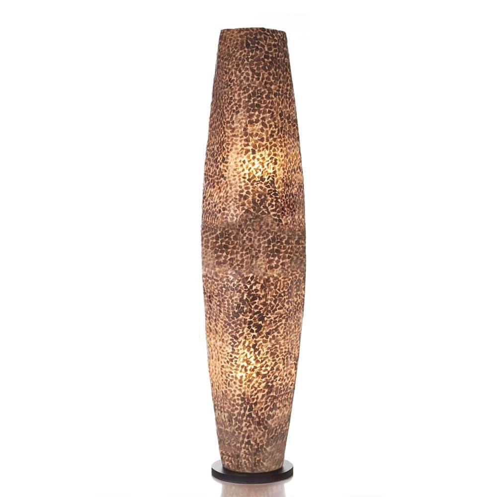 Vloerlamp Wangi Gold - Apollo - Schelpenlamp 100 cm - Afbeelding 3