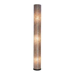 Vloerlamp Wangi Gold - Cilinder - Schelpenlamp 150 cm