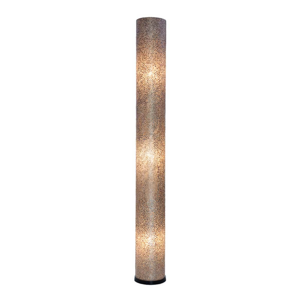 Vloerlamp Wangi Gold - Cilinder - Schelpenlamp 150 cm