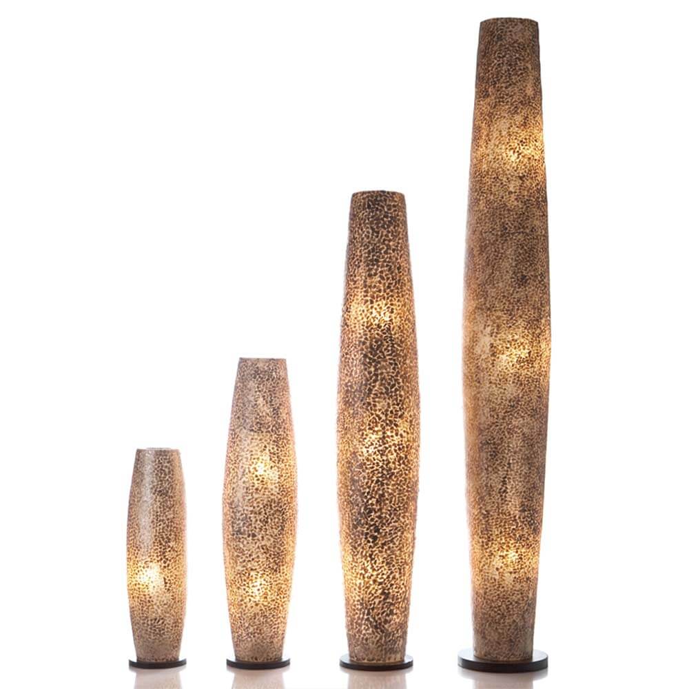 Vloerlamp Wangi Gold - Apollo - Schelpenlamp 100 cm - Afbeelding 6