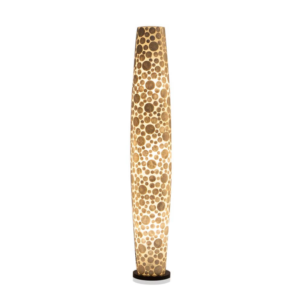 Vloerlamp Coin White - Apollo - Schelpenlamp 150 cm - Afbeelding 3