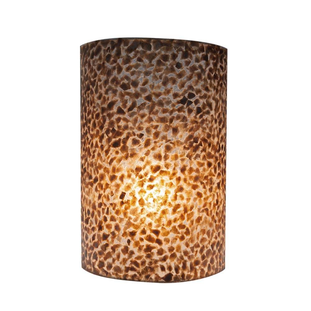 Wandlamp Wangi Gold - Rechthoek - Schelpenlamp 32 cm