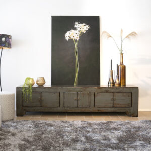 TV dressoir gelakt Celadon groen