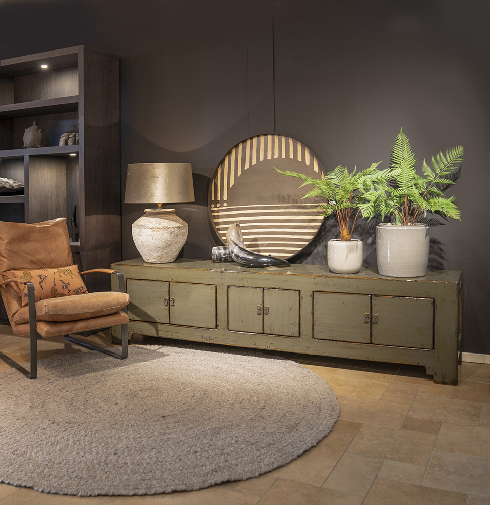 TV dressoir gelakt Celadon groen - Afbeelding 3