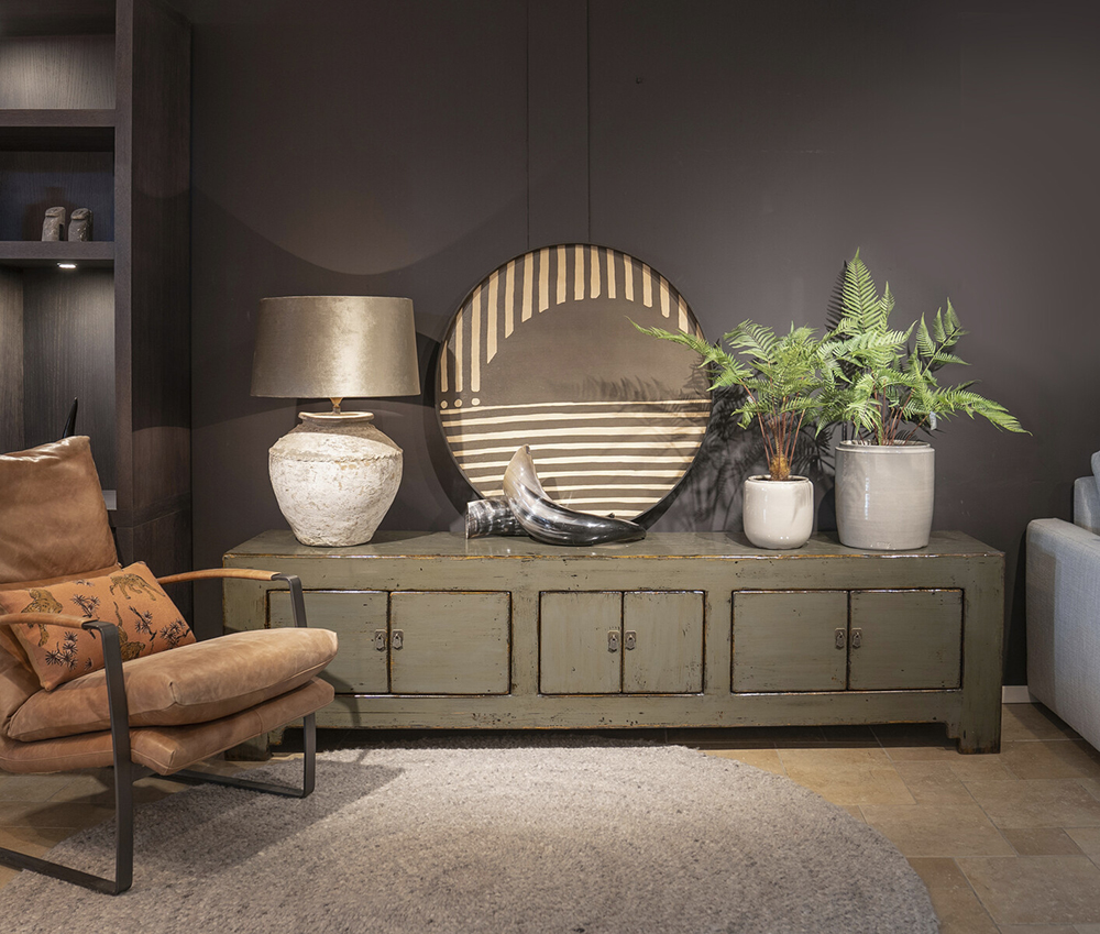 TV dressoir gelakt Celadon groen - Afbeelding 8