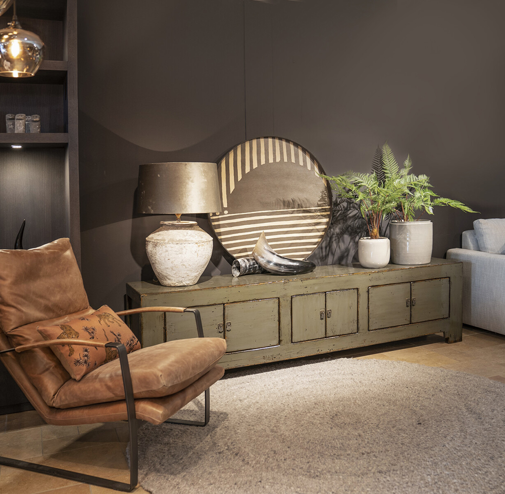 TV dressoir gelakt Celadon groen - Afbeelding 5