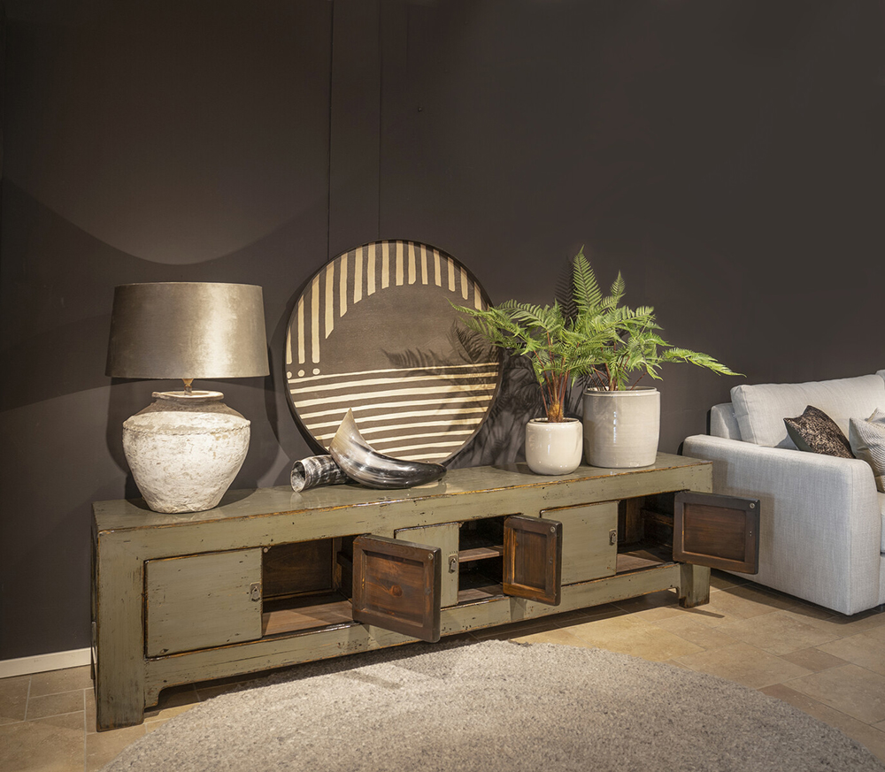 TV dressoir gelakt Celadon groen - Afbeelding 7