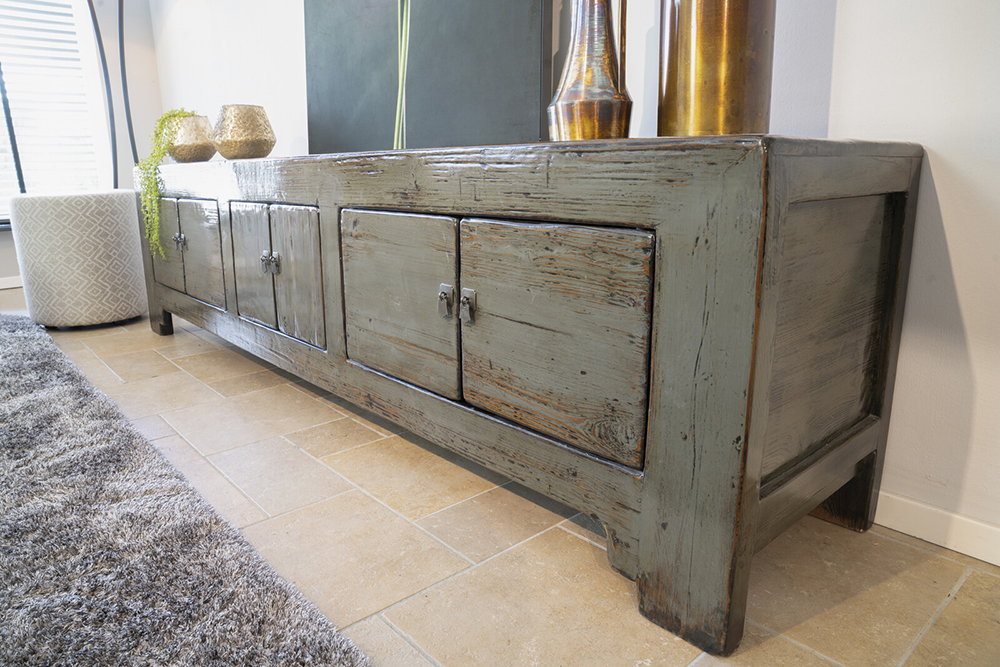 TV dressoir gelakt Celadon groen - Afbeelding 6