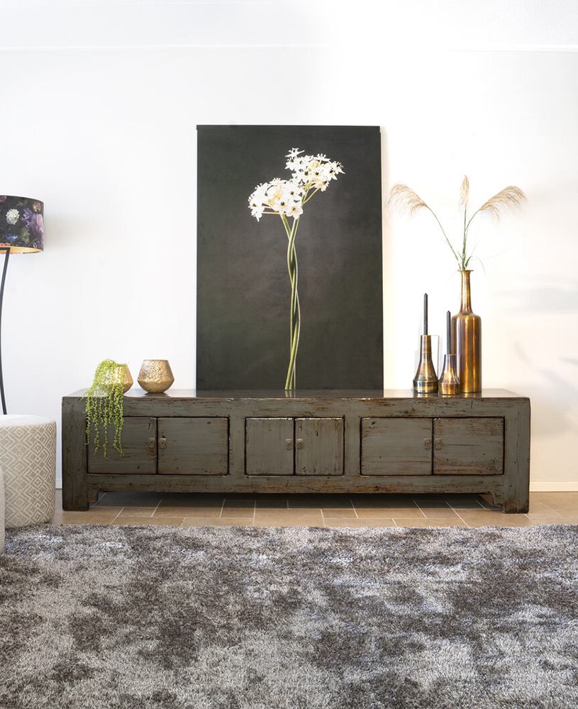 TV dressoir gelakt Celadon groen