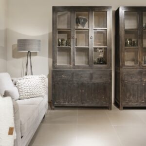 Vitrinekast Mireille - Old black
