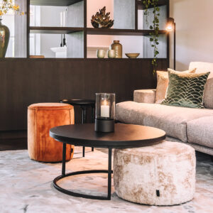 Hocker Mops en Salontafel Angus