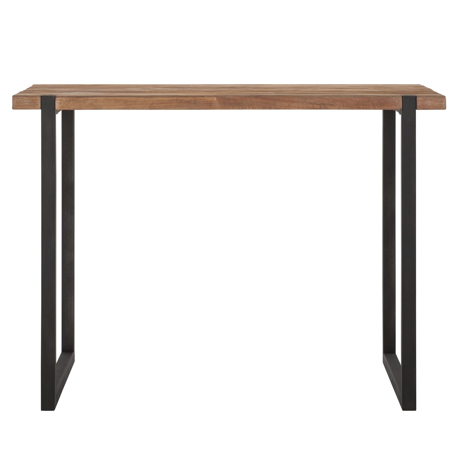 Hoge bartafel teakhout - 110 cm hoog