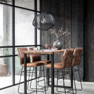Teakhouten bar tafel