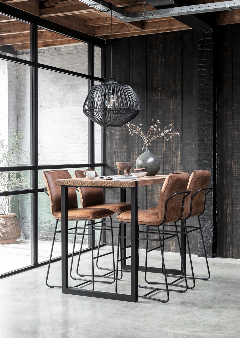 Teakhouten bar tafel