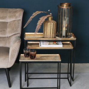 Daan Gold aluminium side table