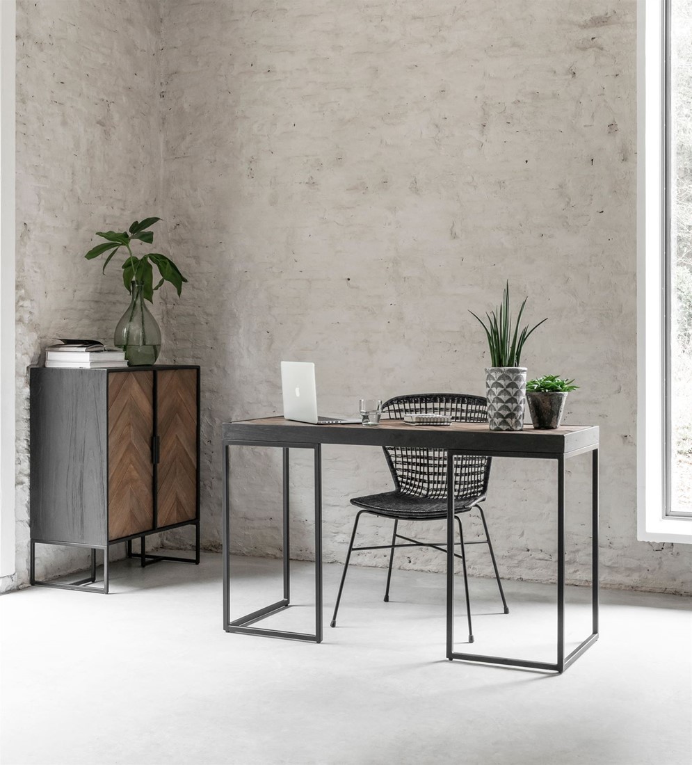 Bureautafel teakhout