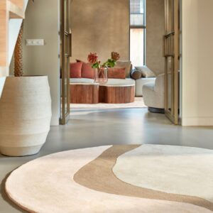 Rond vloerkleed Organix 200 cm ø - Ensuite by Brinker - 4 kleuren