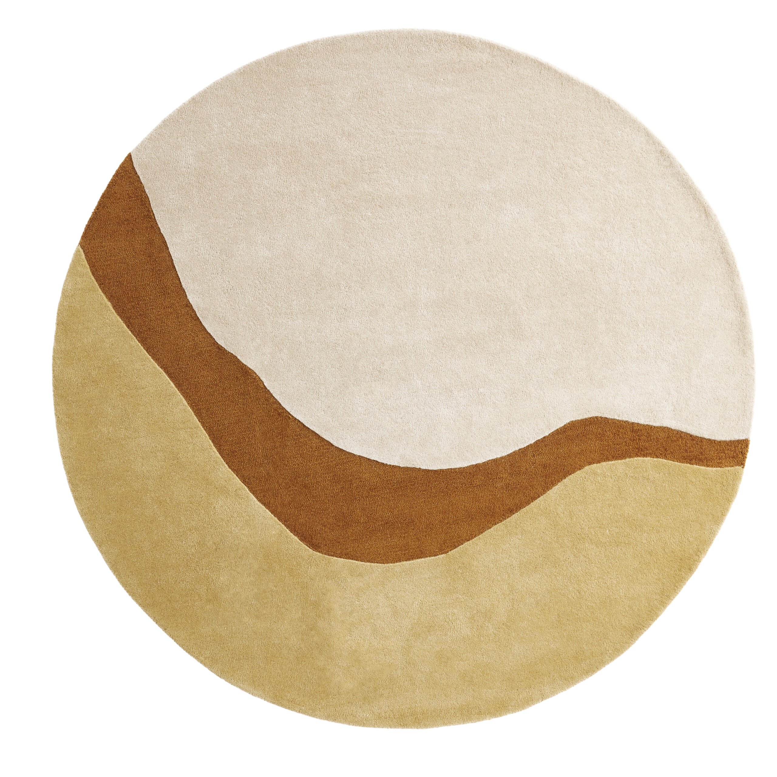 Vloerkleed rond Organix Gold 510
