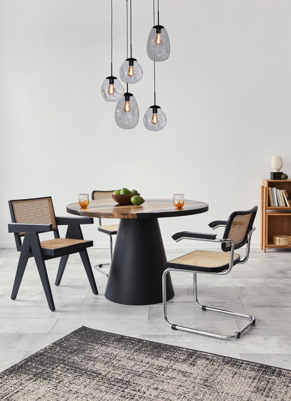 Hanglamp Lava helder glas