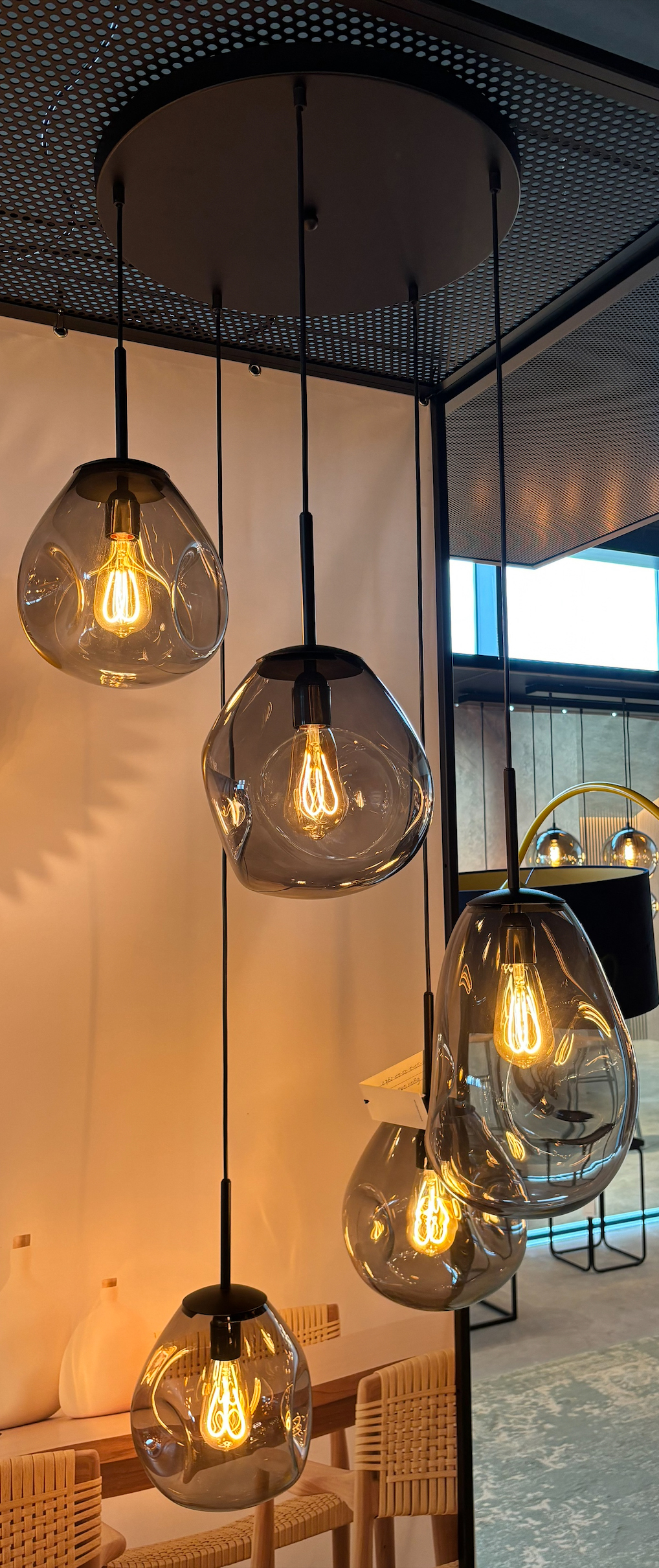 Ronde hang lamp Lava 50 cm doorsnee