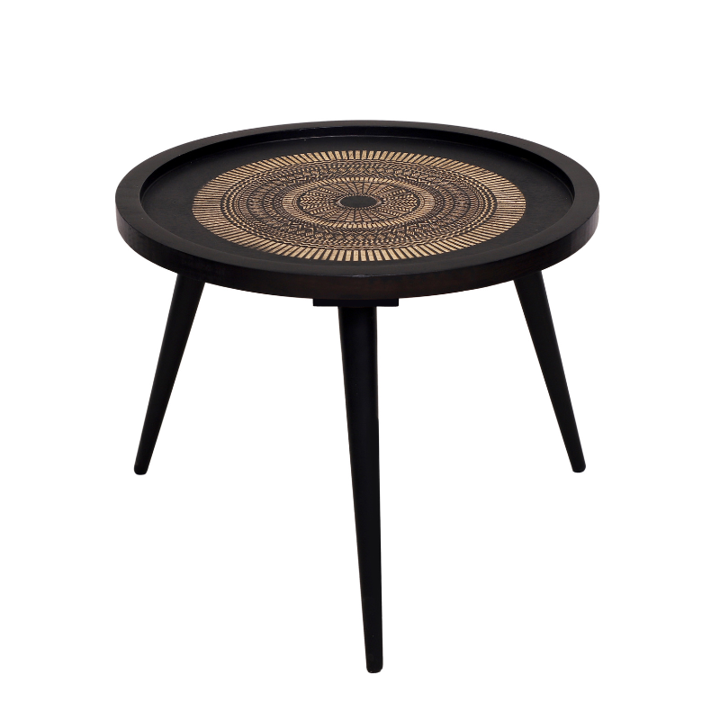 Koffietafel houtsnijwerk