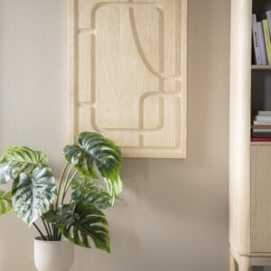 Houten Wandpaneel Kuzai - Naturel mangohout - 60x90 cm