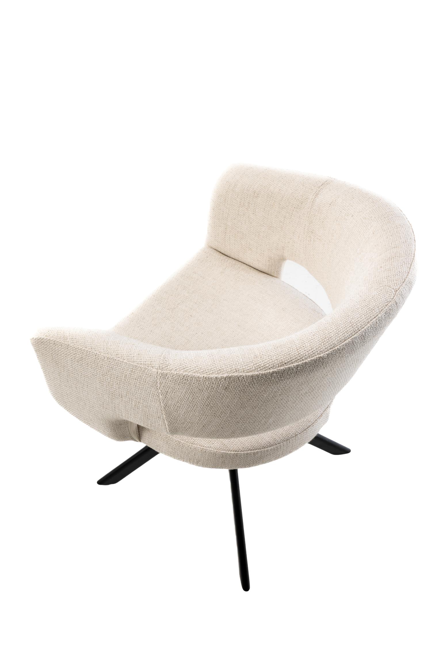 Stoelen Tokyo - Tyler cream 11 - Zwarte draaivoet