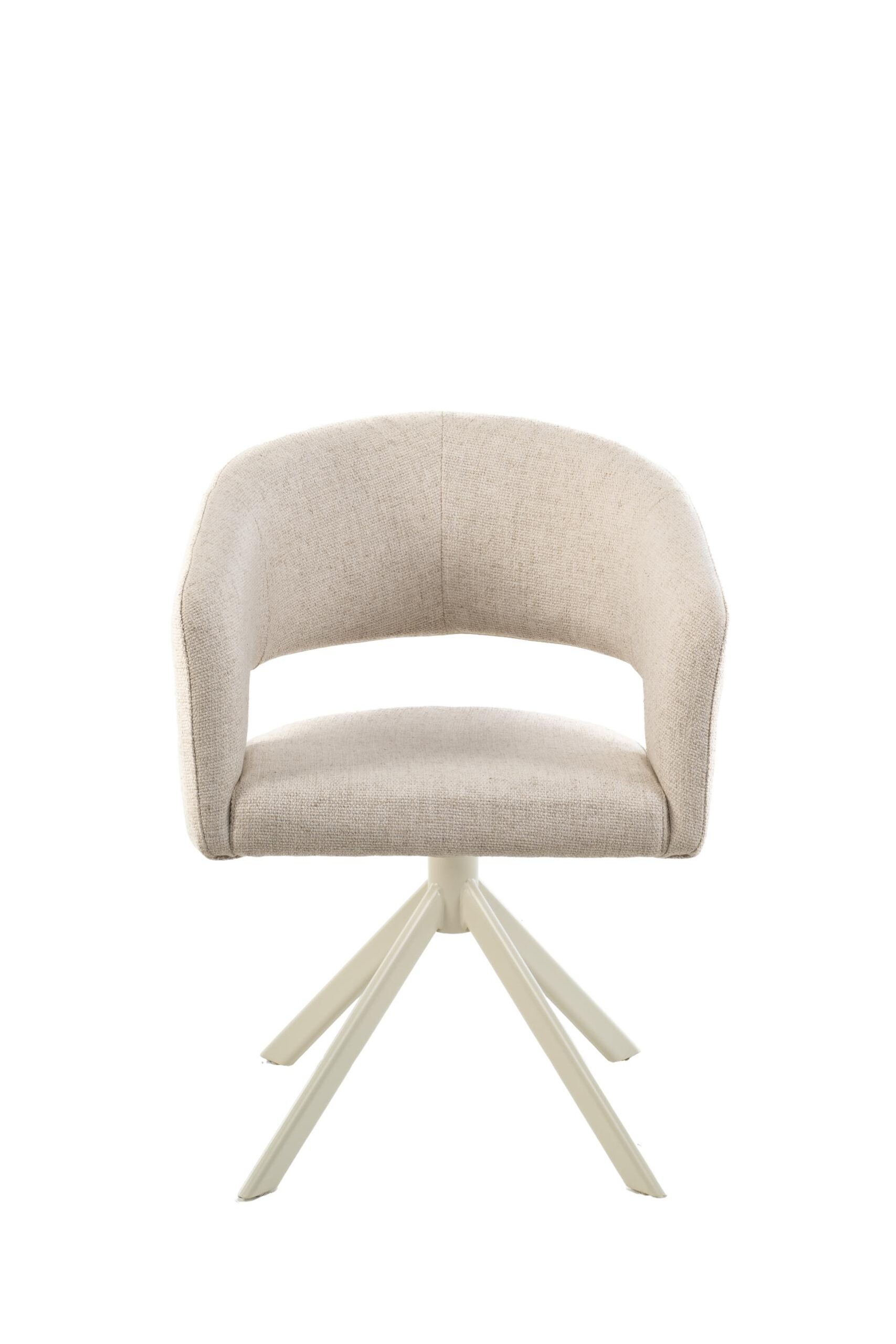 Tokyo eetkamerstoel - Tyler cream 11 - Beige draaivoet