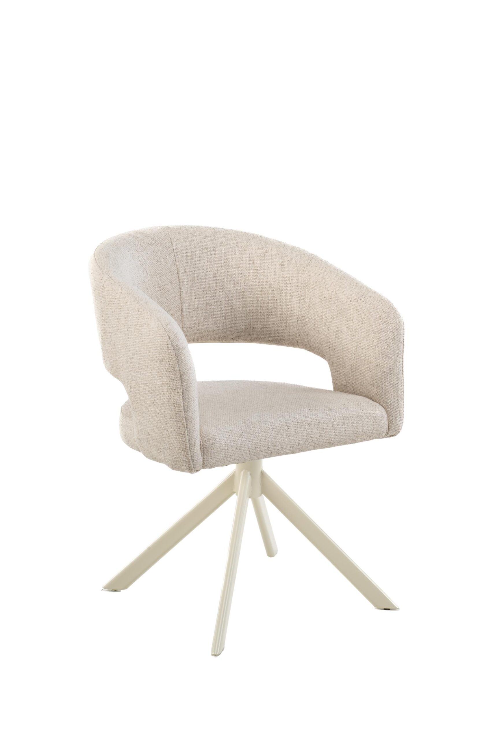 Tokyo stoel - Tyler cream 11 - Beige draaivoet