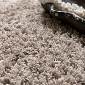 Vloerkleed Celeste - Taupe - verschillende maten rond en rechthoekig