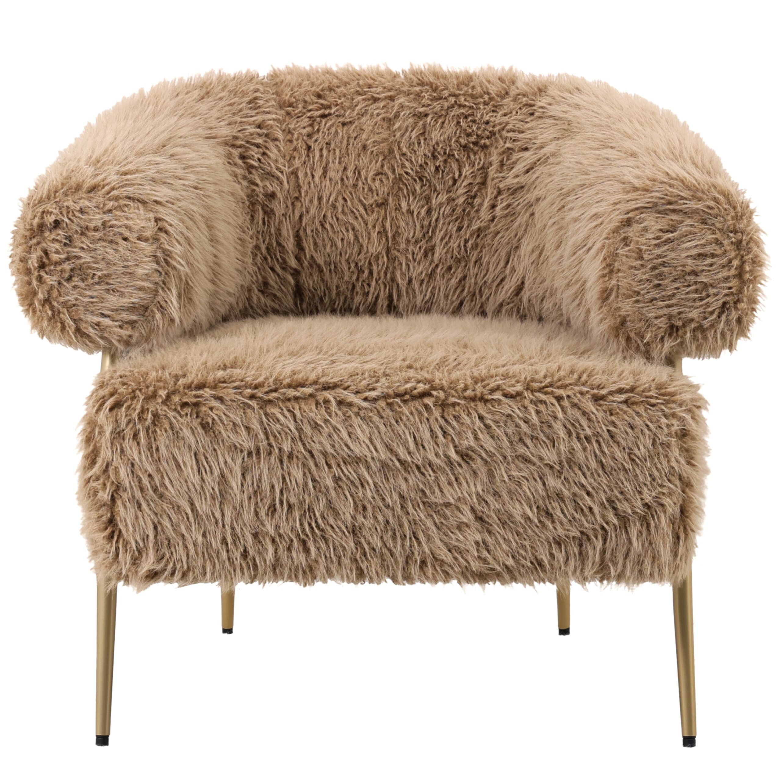 Hair fauteuil Bruin