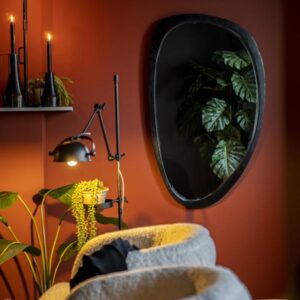 Wandspiegel Plecto - Black - By-Boo