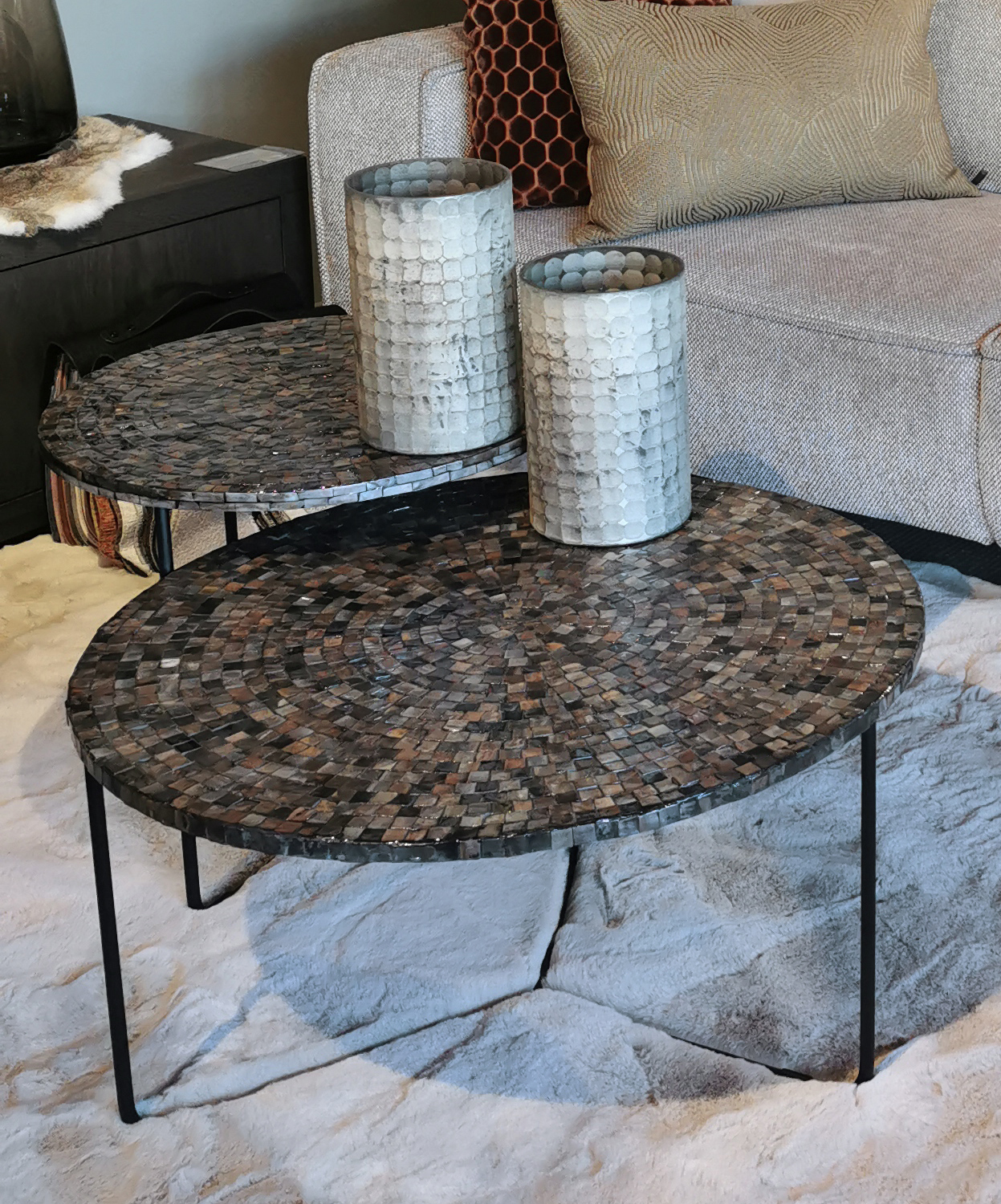 Blokschelpen salontafel