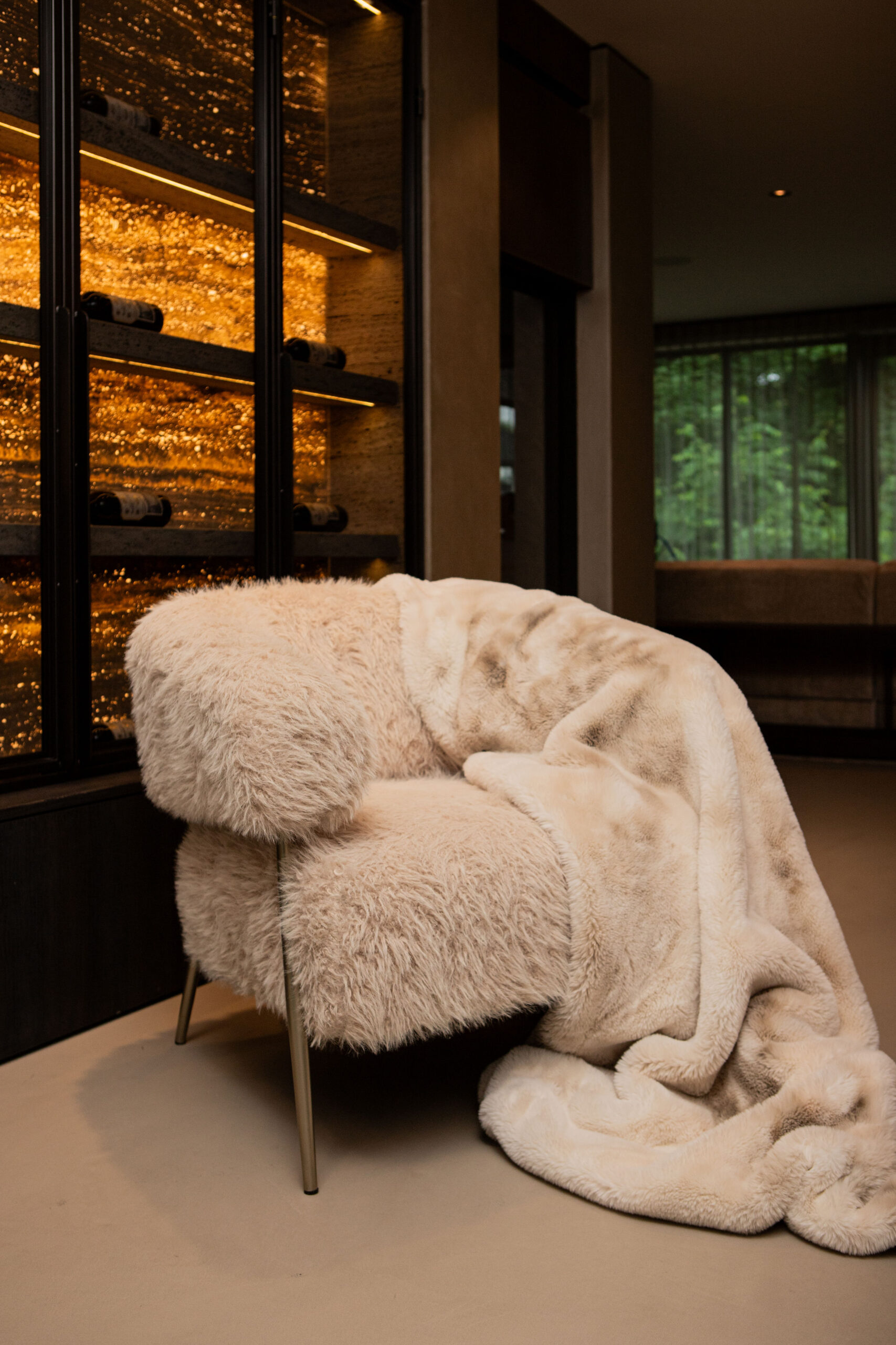 Hair Fauteuil en Linde plaid ACTIE