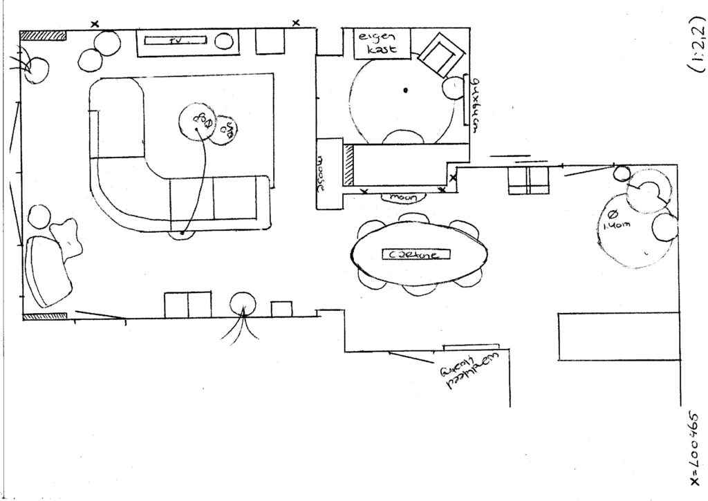 2D tekening interieuradvies