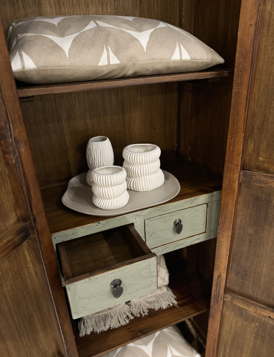 Unieke kast Jade groen hoogglans - 80x42x225 cm