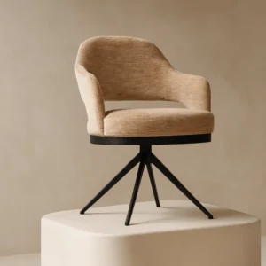 Eetkamerstoel Firenze – Optioneel draaibaar – Meerdere materialen – Moods Collection