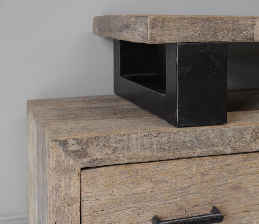 Uitschuifbaar TV dressoir Railway hout